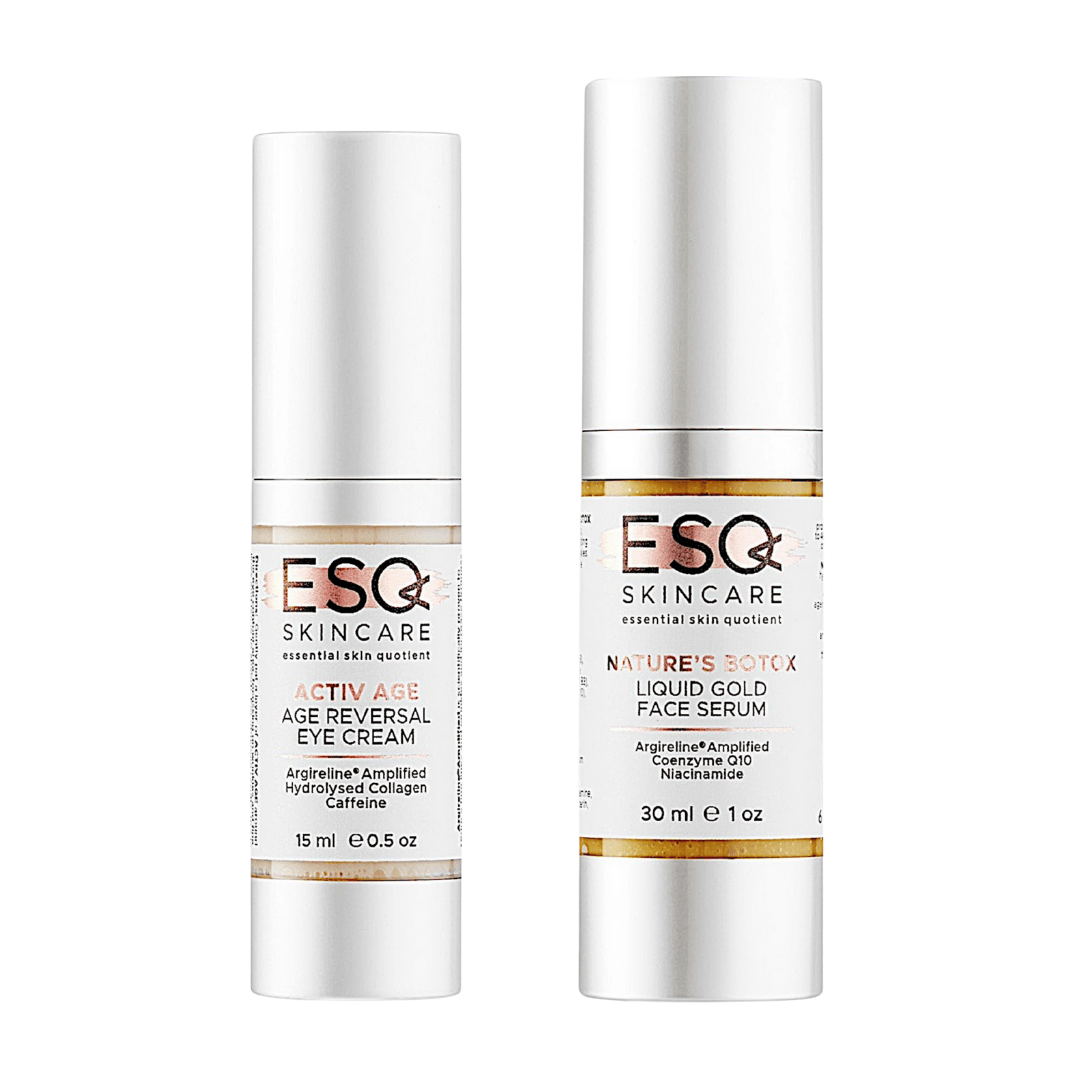 Two skincare products from ESQ Skincare on a white background